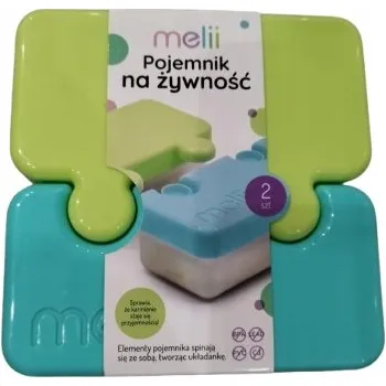 Dóza na potraviny Nádoba na potraviny Melii 2 ks ZELENÁ D700
