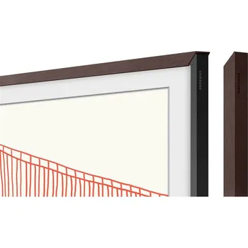 Samsung pro Frame TV s úhlopříčkou 75" (2021), Rovný design (VG-SCFA75BWBXC) hnědý