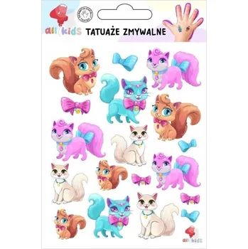 Odstranitelné tetování DOČASNÉ TETOVÁNÍ pro CHLAPCE Dekorativní KOČKY Samolepky na kůži OZDOBA