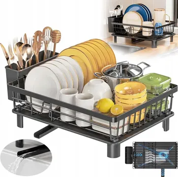 Organizace kuchyně Odkapávač (sušák) na nádobí 38 cm x 26 cm x 15 cm