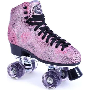 Kolečkové brusle Kolečkové Brusle SMJ Sport EXOTIC růžové vel. 36