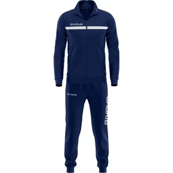 GIVOVA Givova One Polarfleece souprava s celopropínacím zipem 3XS BÍLÁ|MODRÁ