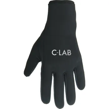 Cyklistické rukavice C-LAB Zimní cyklistické rukavice Alps S ČERNÁ