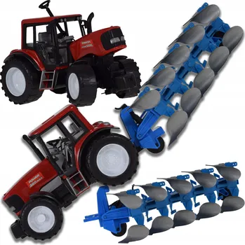 autíčko TRAKTOR ZEMĚDĚLSKÝ STROJ PŘÍVĚS BRÁNY FARMÁŘSKÁ HRAČKA PRO DĚTI