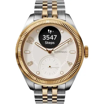 Chytré hodinky Withings Scanwatch Nova Brilliant 39 mm (HWA10-model 11-All-Int) zlaté