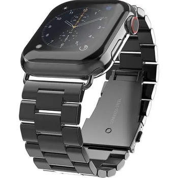 Swissten na Apple Watch, kovový, 42/44/45 mm (46000311) černý