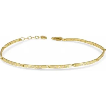 Náramek Zlatnictví Noemi DNA009F Žlutá 17-19 cm