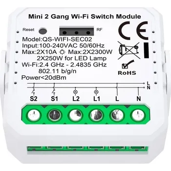 Zabezpečovací technika IMMAX NEO LITE SMART kontroler V7 2-tlačítkový Wi-Fi, Tuya (07571L)