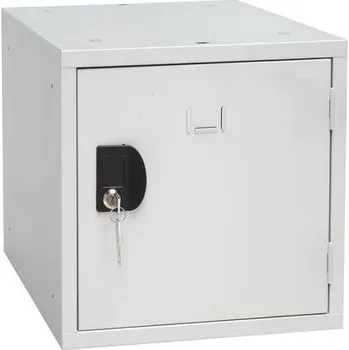 Nábytek Svařovaný šatní box Manutan Expert John, šedý/šedý