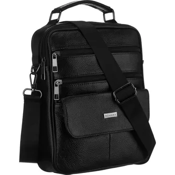 Módní doplněk ROVICKY Praktická pánská taška přes rameno z přírodní kůže