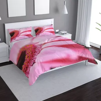 Povlečení Sablio Povlečení Růžová gerbera - 140x220 / 90x70