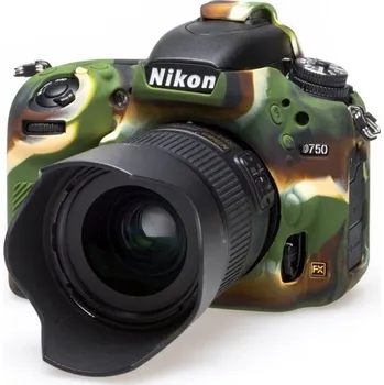 Ochrana fotoaparátu a videokamery EASYCOVER silikonové pouzdro pro Nikon D750 Camouflage