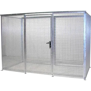 Klec pro skladování tlakových láhví bez podlahy a střechy 19071