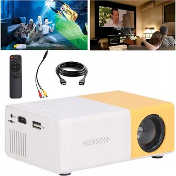 Projektor PŘENOSNÝ MINI LED PROJEKTOR FULL HD PRO TELEFON, NOTEBOOK A TABLET