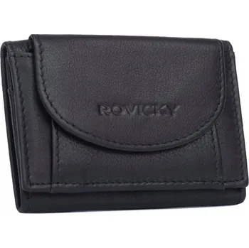 Peněženka Rovicky dámská peněženka z pravé kůže černá