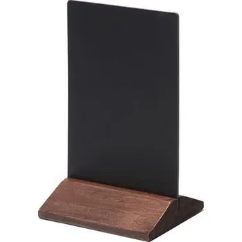 Rám na obraz Křídový stojánek na menu, tmavě hnědý, 10 x 15 cm