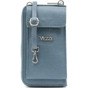 Vezze kabelka z pravé lícové kůže modrá