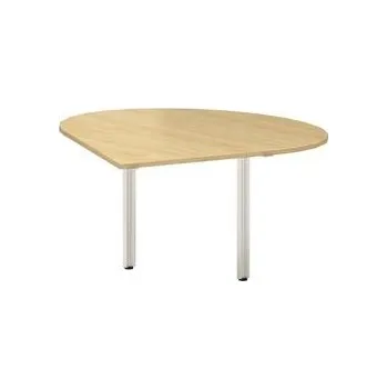 Stolová přístavba Alfa 100, 120 x 120 x 73,5 cm, kapka, pravé provedení, dezén divoká hruška