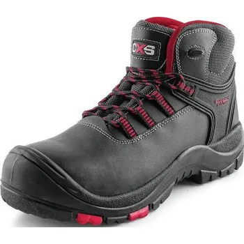 Pracovní obuv Pracovní kožené kotníkové boty CXS Rock Granite, černé, vel. 36