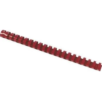 Kancelář Plastový hřbet pro kroužkovou vazbu, červený, 210 listů