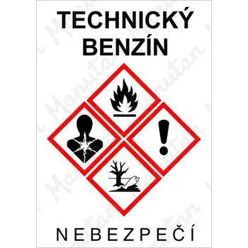 Kancelář Technický benzín, samolepka 52 x 74 x 0,1 mm