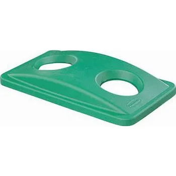 Odpadkový koš Víko na odpadkové koše Rubbermaid Slim Jim, 60 a 87 l, zelené