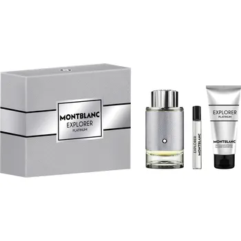 Montblanc Explorer Platinum M EDP, 100 ml + EDP 7,5 ml + sprchový gel 100 ml 