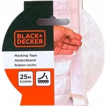 Lepicí páska BLACK&DECKER Maskovací páska 25 m x 25 mm /P24