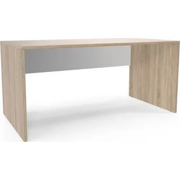 Kancelářský stůl Viva, 160 x 80 x 75 cm, rovné provedení, dub sonoma/bílý