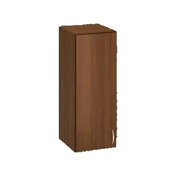 Nábytek Přístavbová střední úzká skříň Alfa 500, 104,5 x 40 x 47 cm, s dvířky - levé provedení, dezén ořech