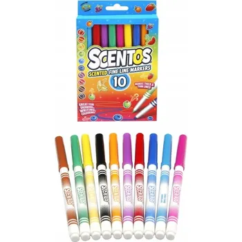 Fixy voňavé Scentos tenké 10 ks