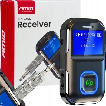 IP kamera Bluetooth přijímač s mini jackem a LCD displejem AMIO-04659