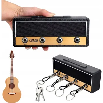 Věšák VĚŠÁK NA KLÍČE MARSHALL ČERNÝ, 4 HÁČKY, VZHLED KYTARA A REPRODUKTOR