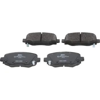 Brzdová destička Sada brzdových destiček, kotoučová brzda VALEO 302166