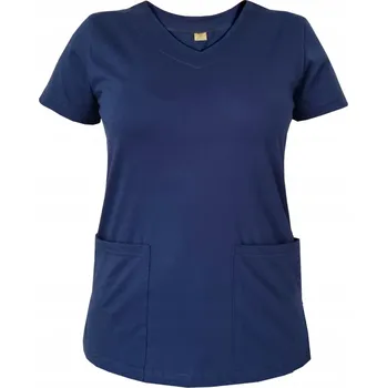 Pánská mikina Tmavě modrá lékařská Mikina , elastická bavlna velikost 3XL