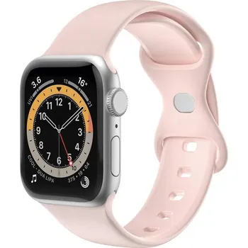 Příslušenství k chytrým hodinkám Celly silikonový na Apple Watch 38/40/41 mm (WBANDSIL40BP) růžový