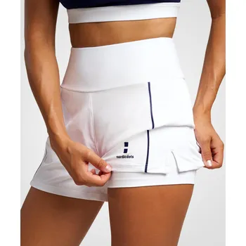 Dámské kraťasy NORDICDOTS Dámské kraťasy Tenis/Padel Elegance BÍLÁ