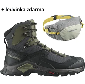 Pánská treková obuv Salomon Quest Element GTX 414571 pánské nepromokavé trekové boty + ledvinka zdarma - 40 EUR