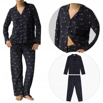 Dámské pyžamo Atlantic dámské pyžamo bavlna modré velikost XL