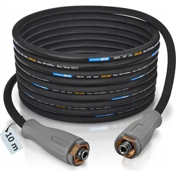 Příslušenství pro vysokotlaký čistič Hadice 10m pro myčky KARCHER HD HDS s EasyLock Force DN10 Max 400 Bar 155°C TR22