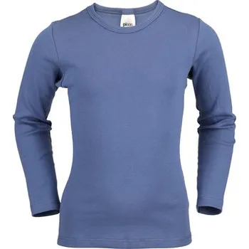 Pleas Dětské tričko s dlouhým rukávem šedomodrá 116 (183756-209-116)