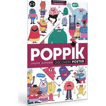 Obraz POPPIK Velká samolepková PLAKÁT s emocemi