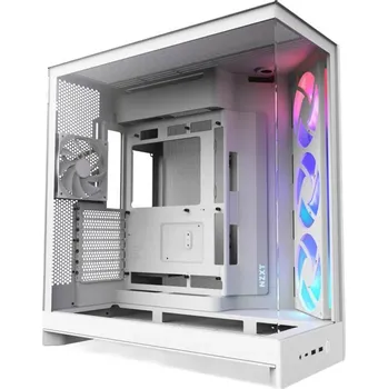 PC skříň NZXT H9 Flow RGB (CM-H92FW-R1) bílá