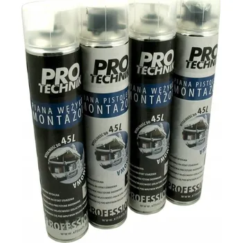 Montážní pěna Aqbau zimní montážní pěna s hadičkou 750ml, polyuretanová, pro nízké teploty