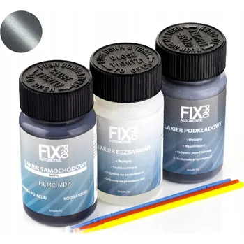 barva a nátěr na dřevo FixPro AUTO LAK BLMC MDK + ZÁKLADNÍ NÁTĚR + BEZBARVÝ LAK 50ml