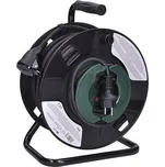 Solight 1 zásuvka, venkovní, 50m gumový kabel, 3x 1,5mm2, IP44 (PB31) černý