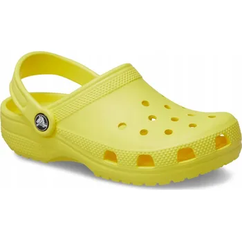 Dámské pantofle Crocs Classic Clog Kids 206991-77J žluté klasické pantofle Crocs dětské J4 36-37