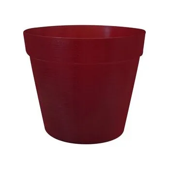 Květináč Květináč Loft 260x230 mm červená transparent