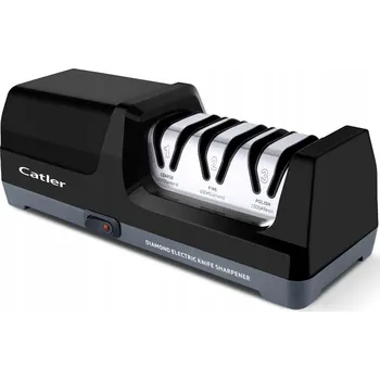 Elektrická bruska na nože Catler 2x diamantový kotouč, 1x pryskyřicový kotouč
