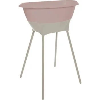 koupací vanička LUMA Koupací sada Luma - vanička Blush Pink se stojanem